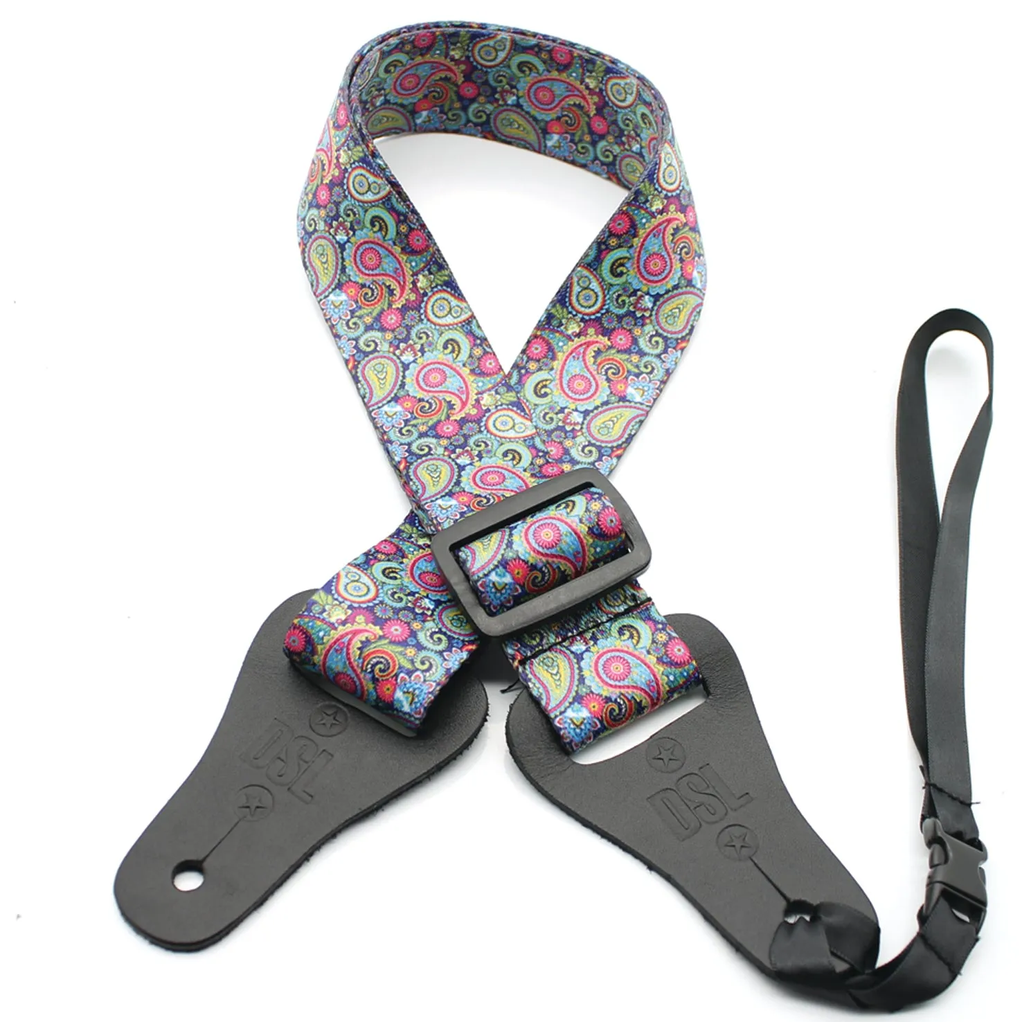 1.5 INCH PRINT UKULELE STRAP PAIS-PURPLE