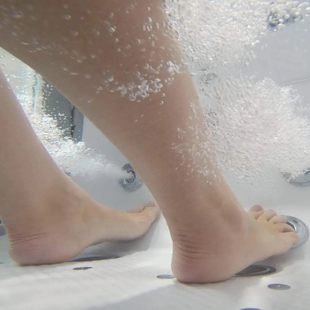 32x52 Transfer Hydro Foot Massage Acrylic Walk-In Tub, Fast Fill Faucet, 2" Dual Drain (Right Door w/ Heated Seat)