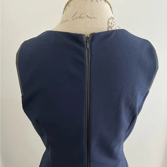 41 Hawthorn Reina Faux Leather Detail Knit Dress Size Large