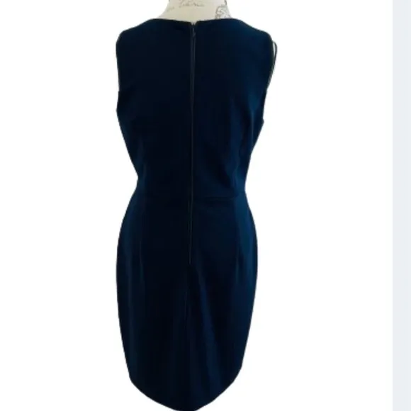 41 Hawthorn Reina Faux Leather Detail Knit Dress Size Large