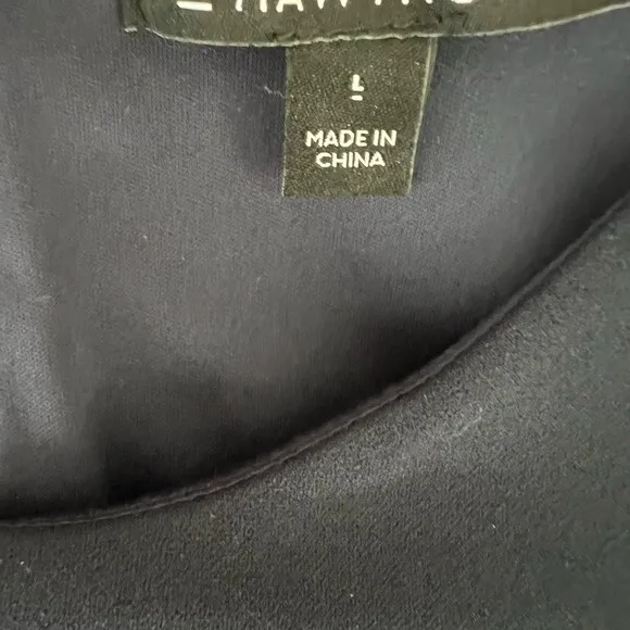 41 Hawthorn Reina Faux Leather Detail Knit Dress Size Large