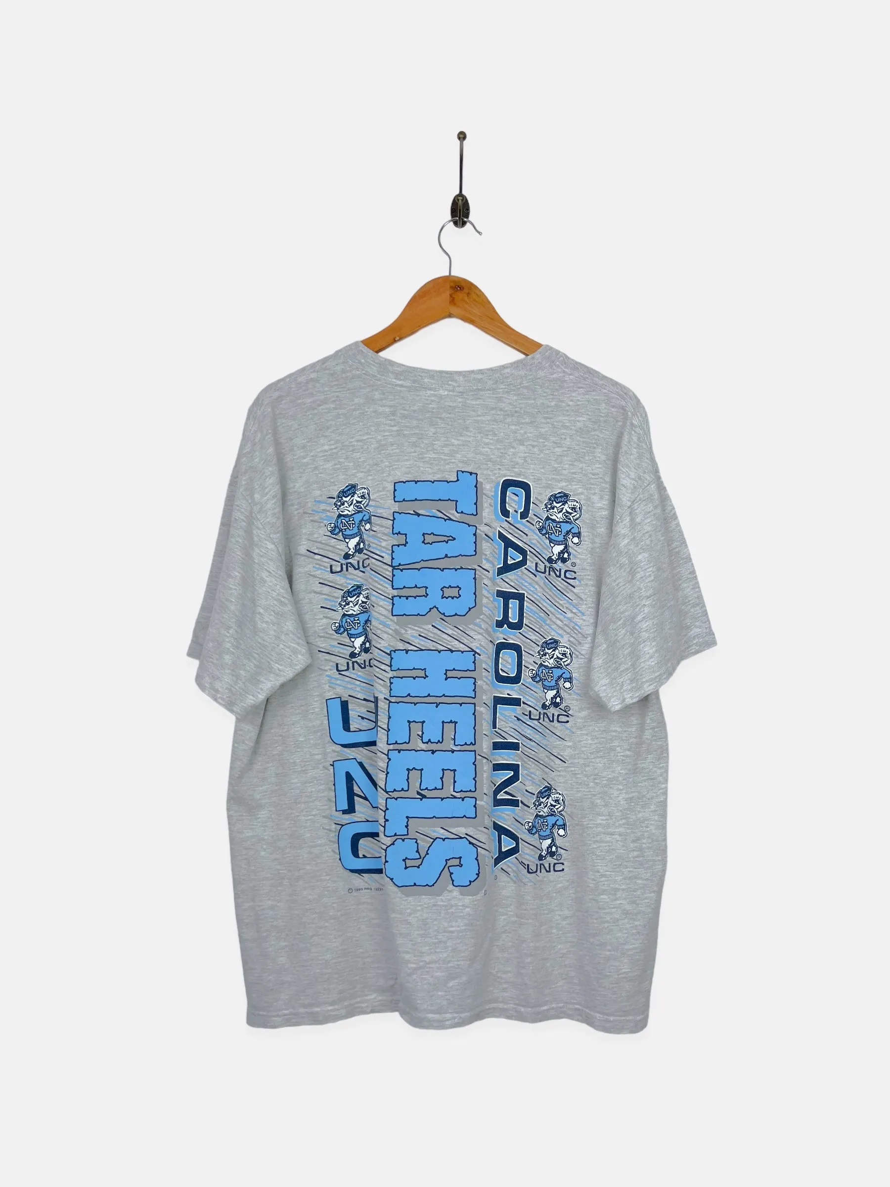 90's UNC Tar Heels USA Made Vintage T-Shirt Size M-L