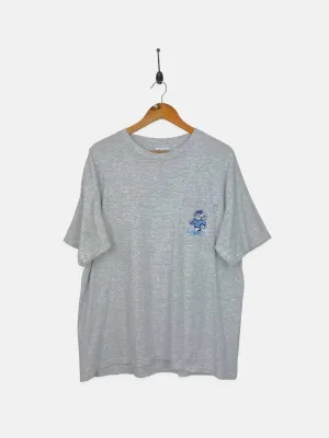 90's UNC Tar Heels USA Made Vintage T-Shirt Size M-L