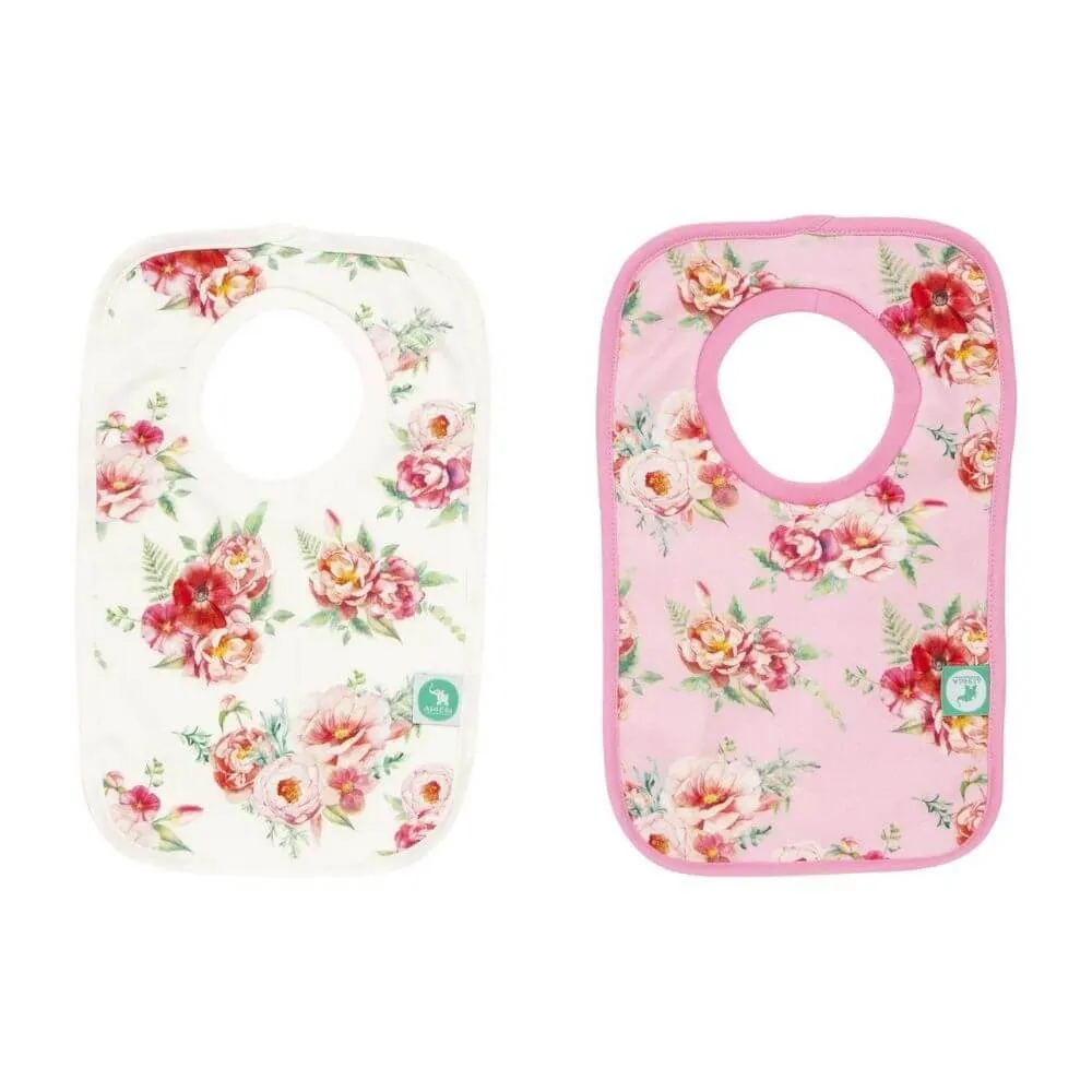 All4Ella Pullover Bibs, Floral