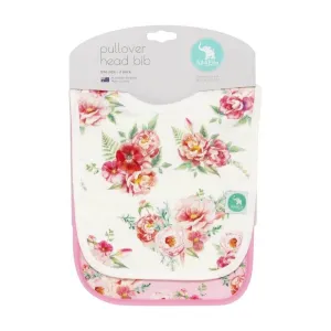 All4Ella Pullover Bibs, Floral