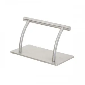 Arched Stainless Steel Footrest Anti Slide Rubber Grip