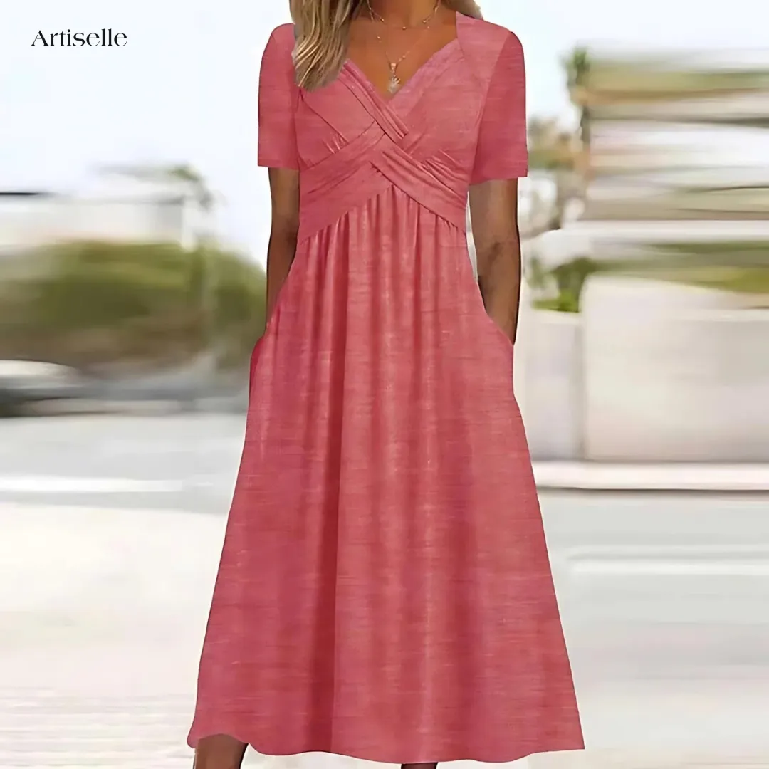 Artiselle™ | Elegant Dress with Tummy Coverage