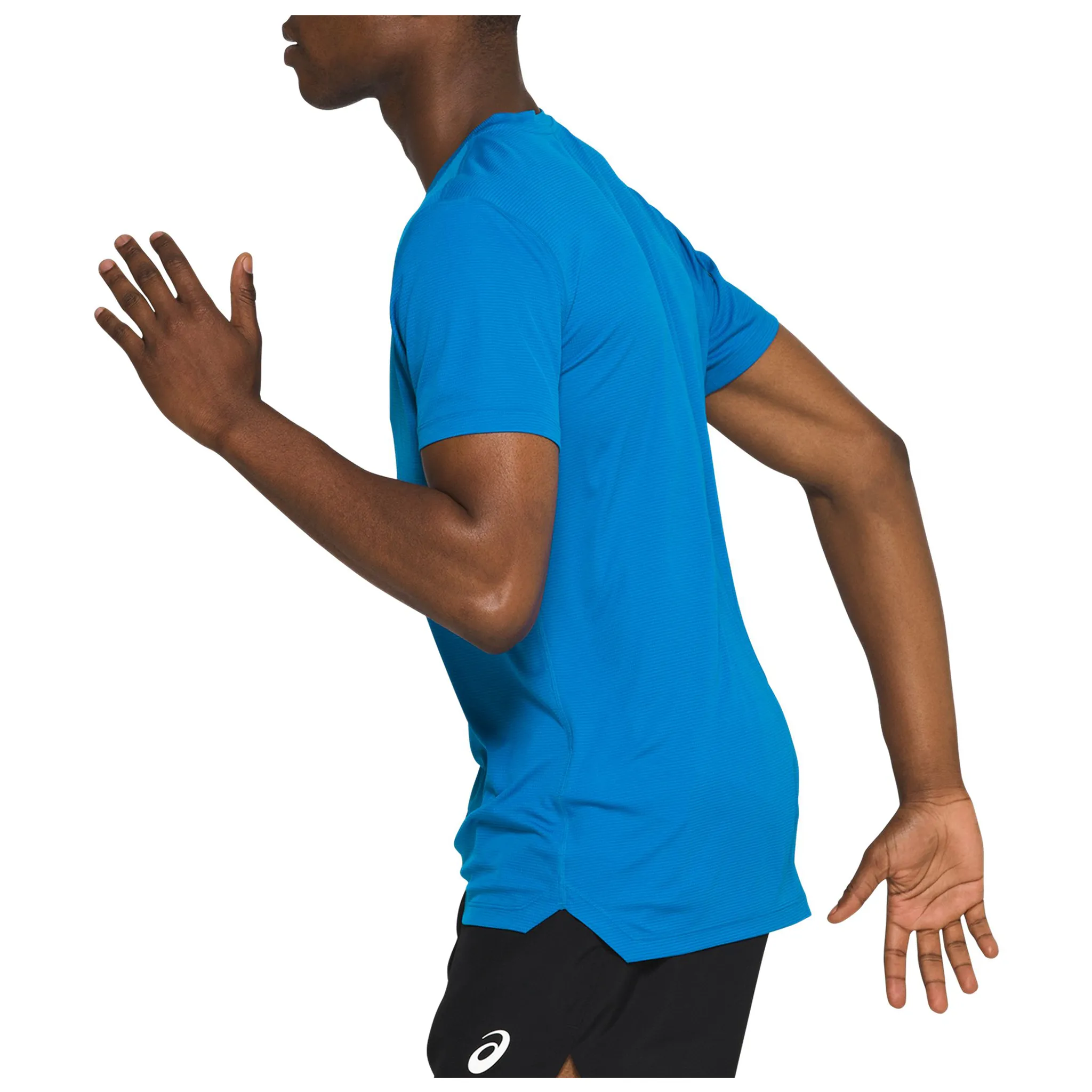 ASICS Silver Mens Short Sleeve Tee