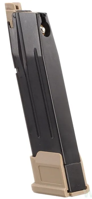 AW CUSTOM™ - Sig Sauer - M17 Green gas magazine - BLACK & TAN