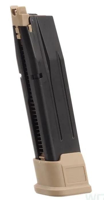 AW CUSTOM™ - Sig Sauer - M17 Green gas magazine - BLACK & TAN
