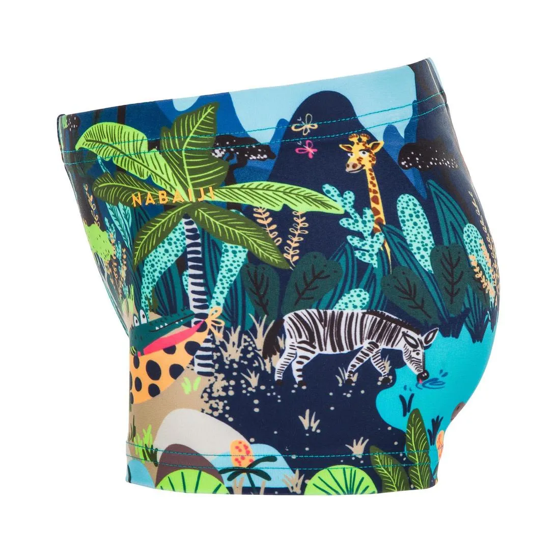 BABY / KIDS' SWIMMING BOXERS - BLUE FISH PRINT