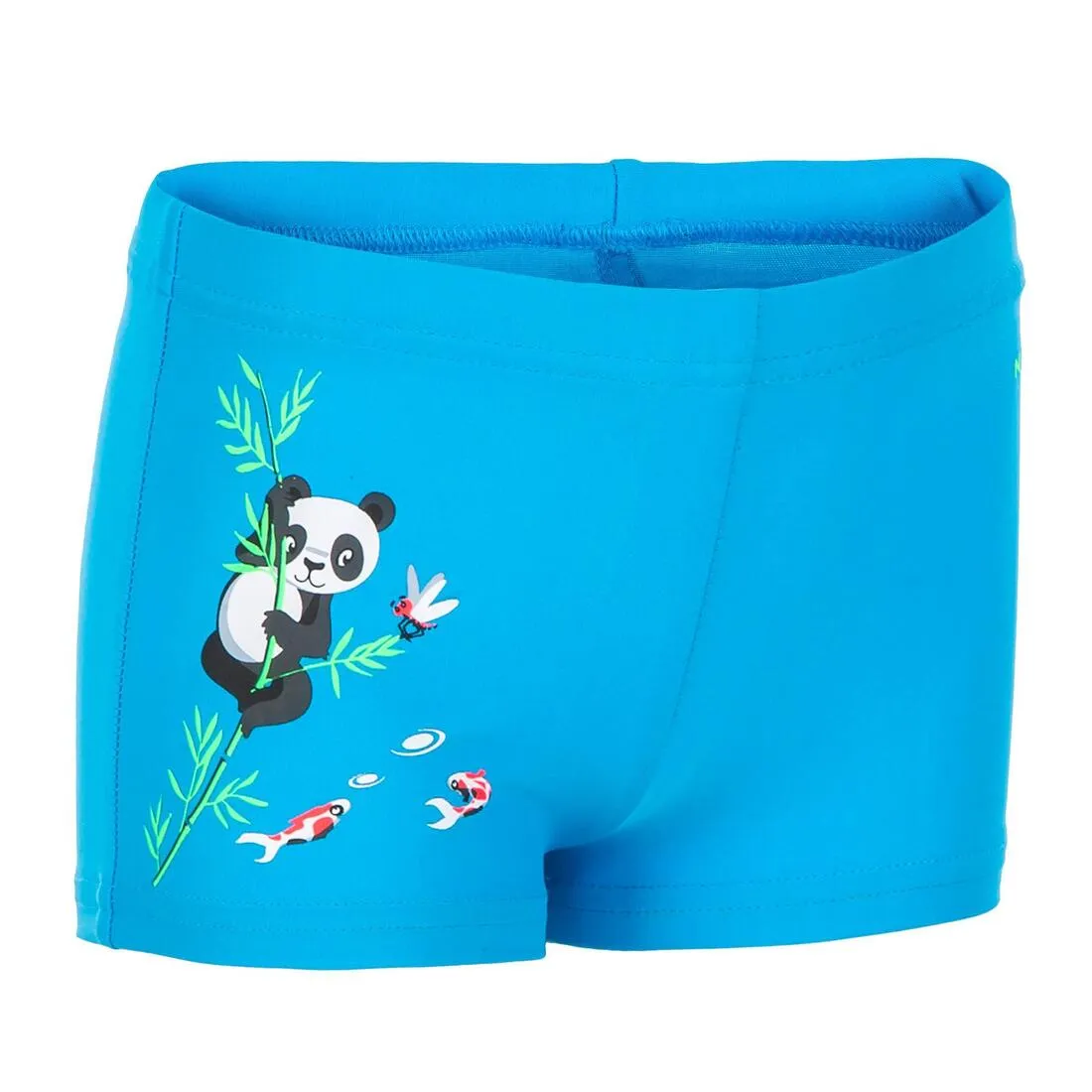 BABY / KIDS' SWIMMING BOXERS - BLUE FISH PRINT