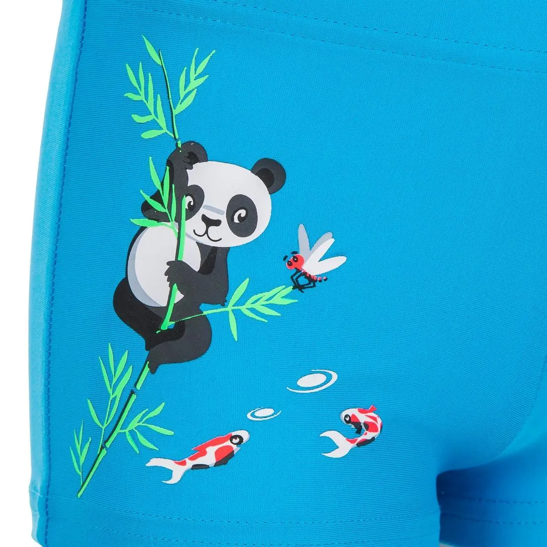 BABY / KIDS' SWIMMING BOXERS - BLUE FISH PRINT