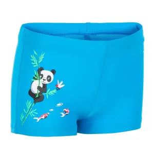 BABY / KIDS' SWIMMING BOXERS - BLUE FISH PRINT