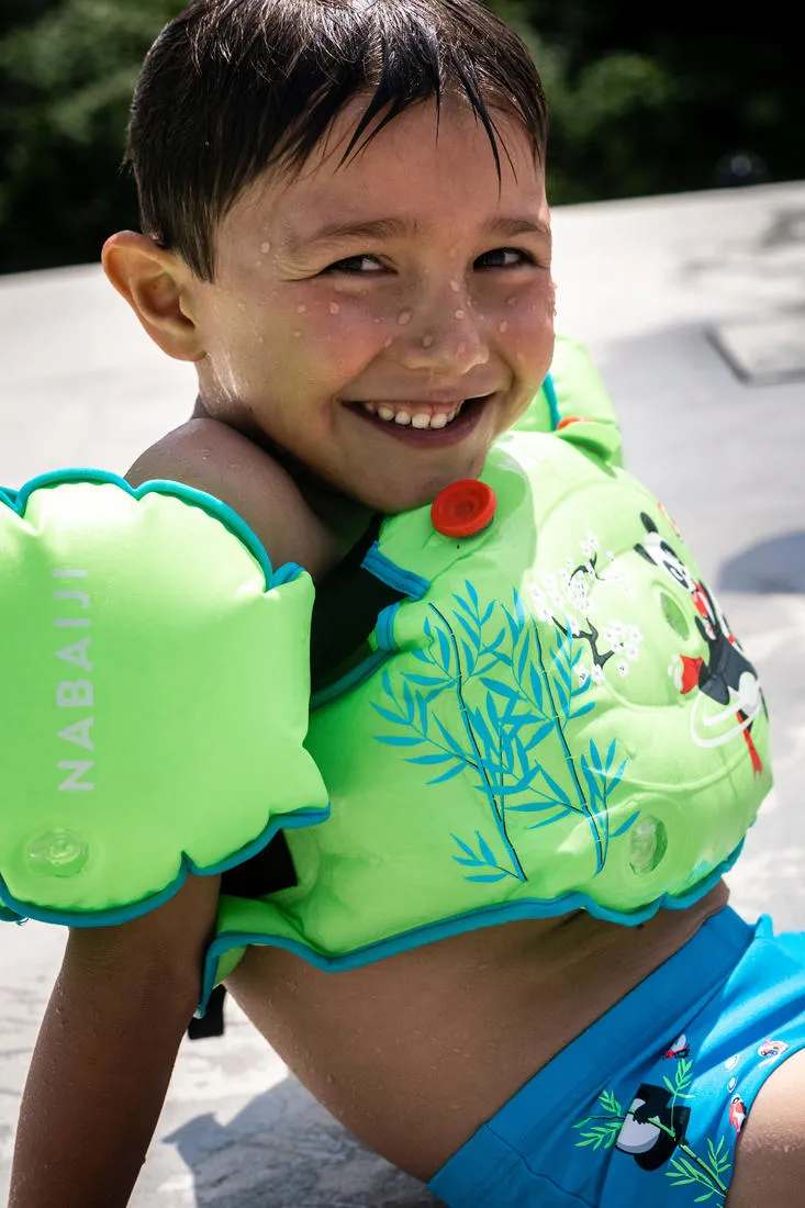 BABY / KIDS' SWIMMING BOXERS - BLUE FISH PRINT