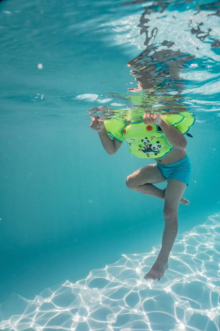 BABY / KIDS' SWIMMING BOXERS - BLUE FISH PRINT