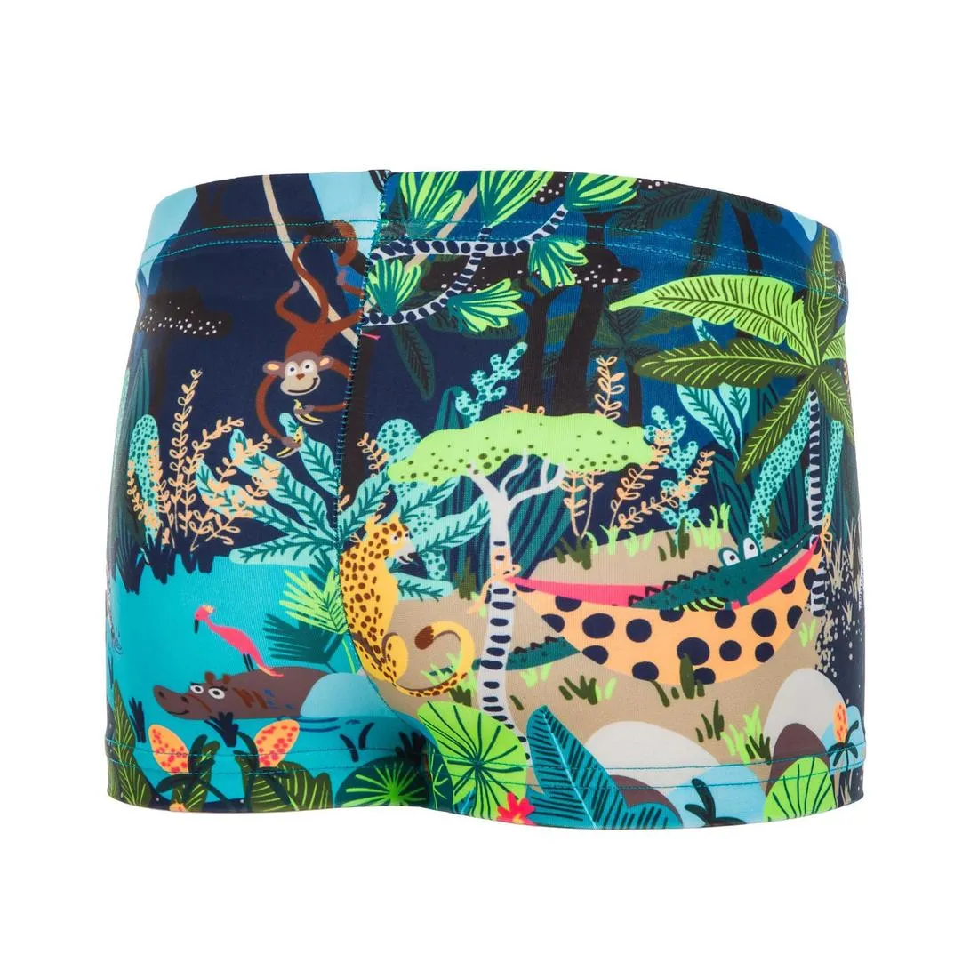 BABY / KIDS' SWIMMING BOXERS - BLUE FISH PRINT