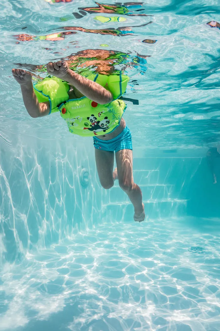 BABY / KIDS' SWIMMING BOXERS - BLUE FISH PRINT