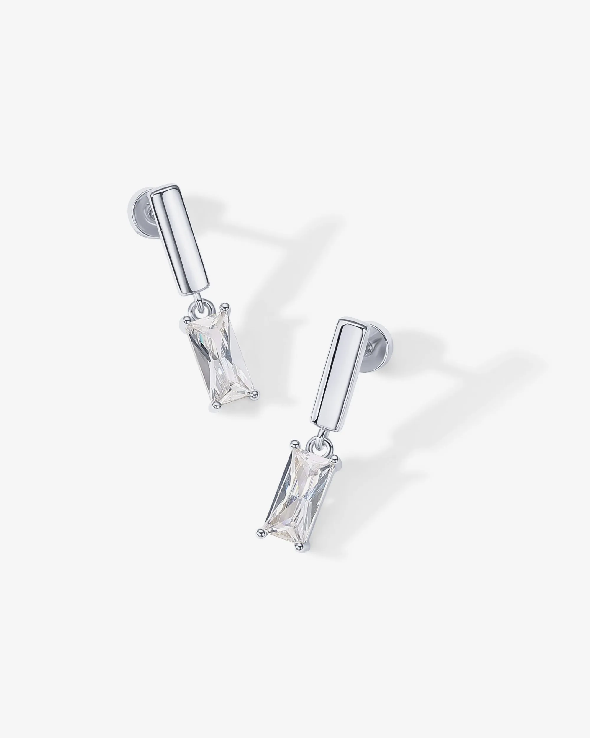 Baguette Dangle Flat Backs