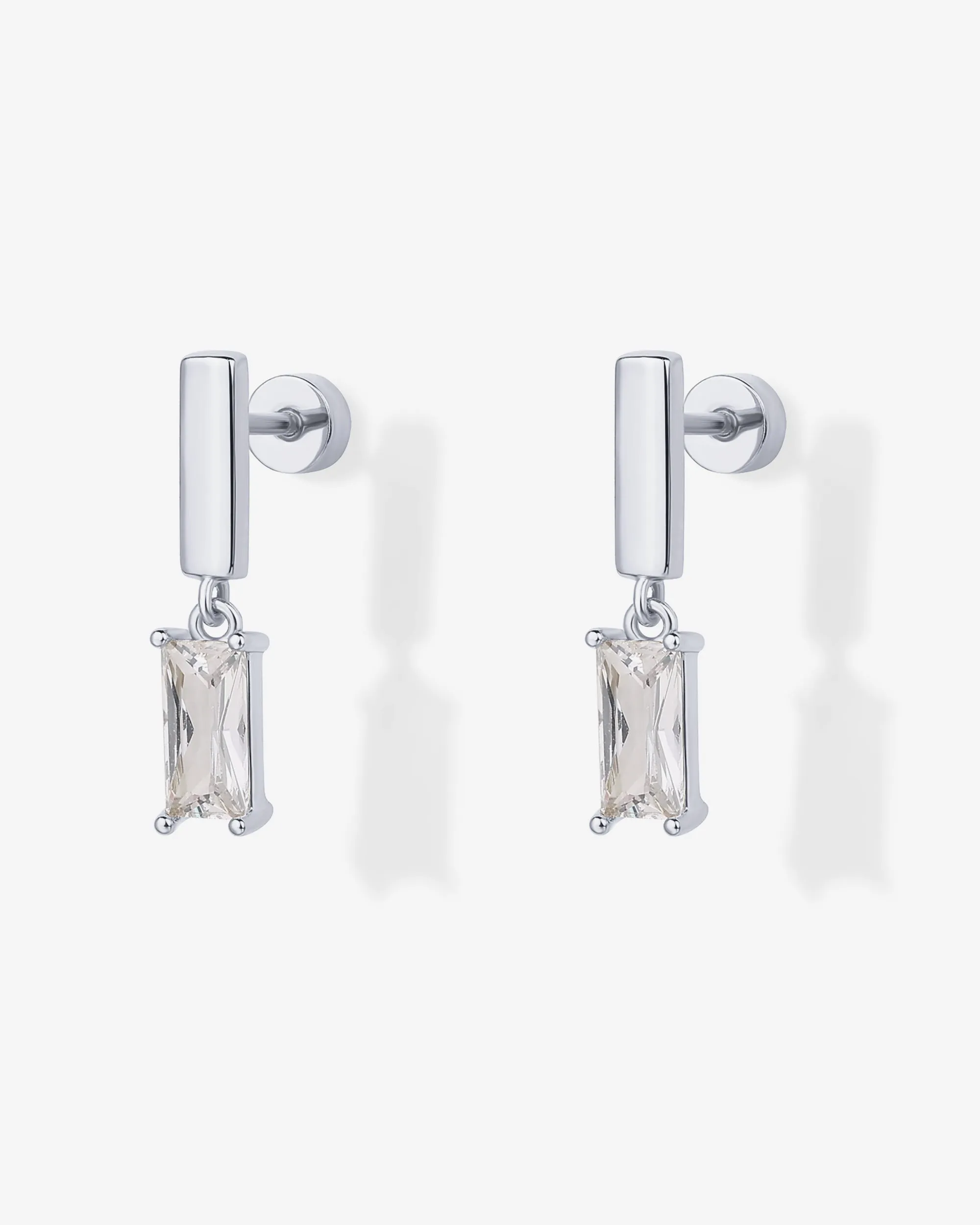 Baguette Dangle Flat Backs