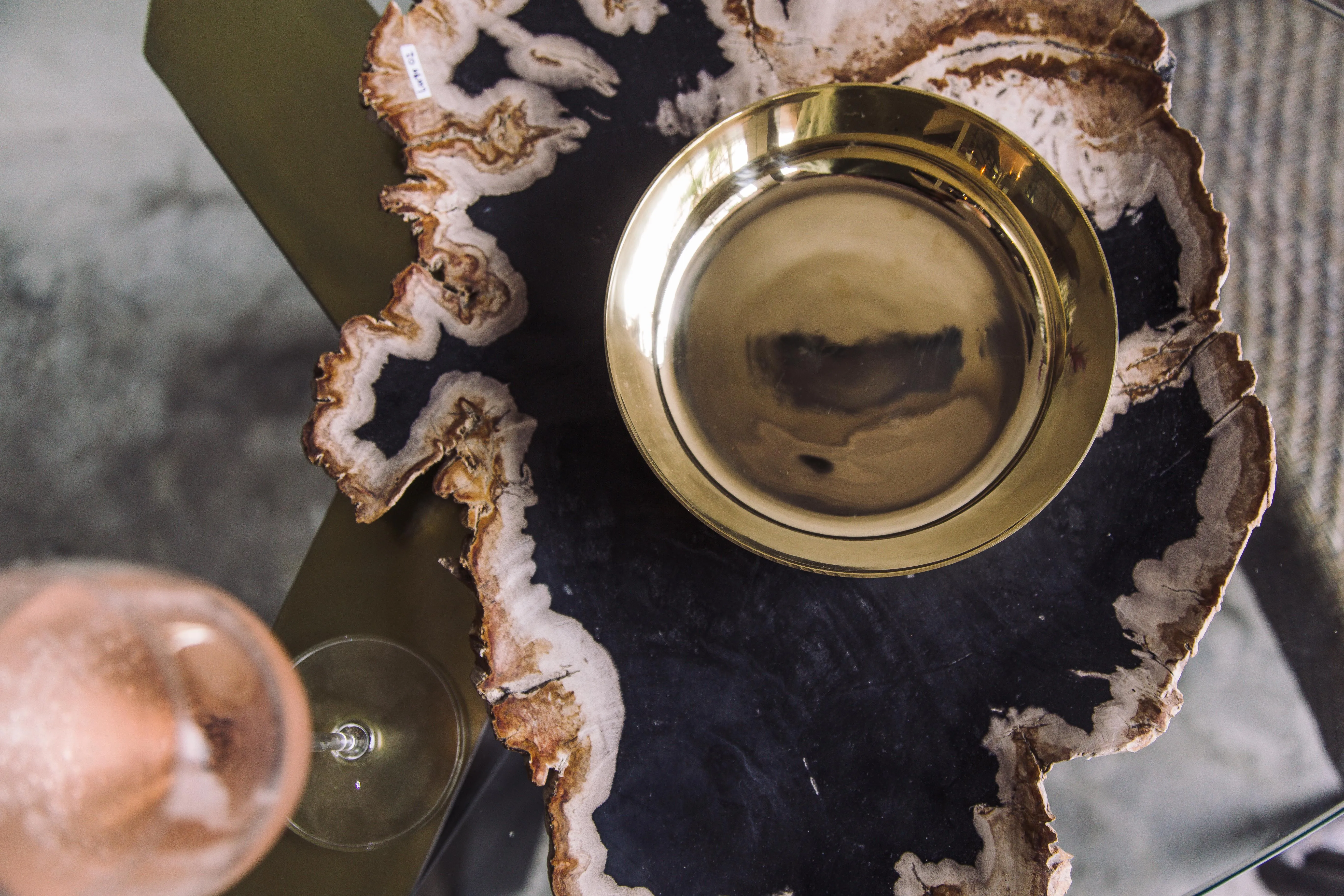 Brass Flat Bowl - Set of 4
