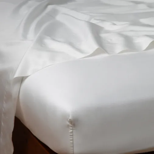 Bria Flat Sheet - Winter White - King