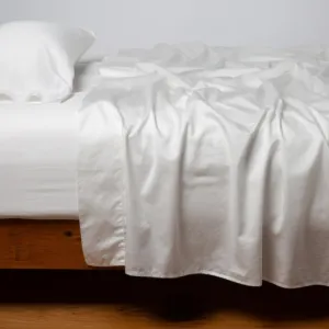 Bria Flat Sheet - Winter White - King