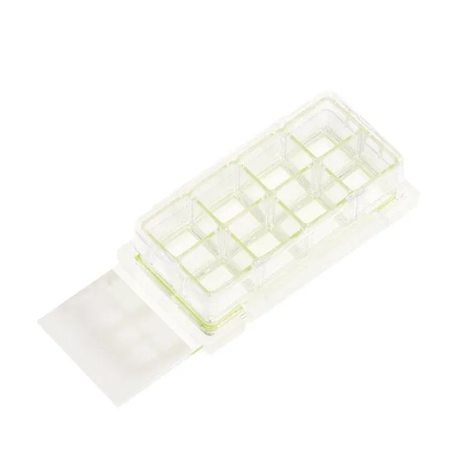 Celltreat 229168 8 Chamber Cell Culture Slide, Glass, Sterile
