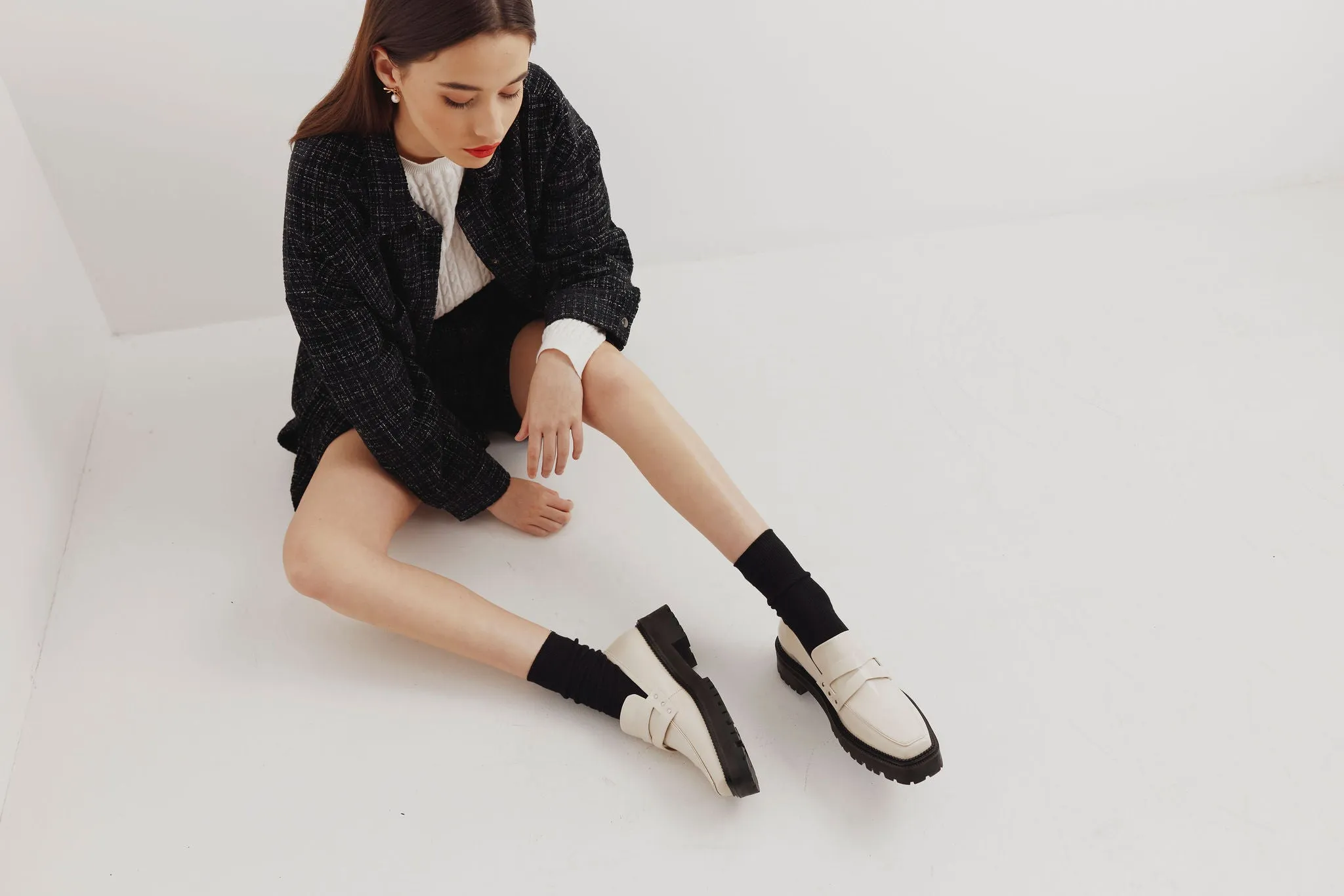CHAOS & HARMONY ASPEN LOAFER ECRU