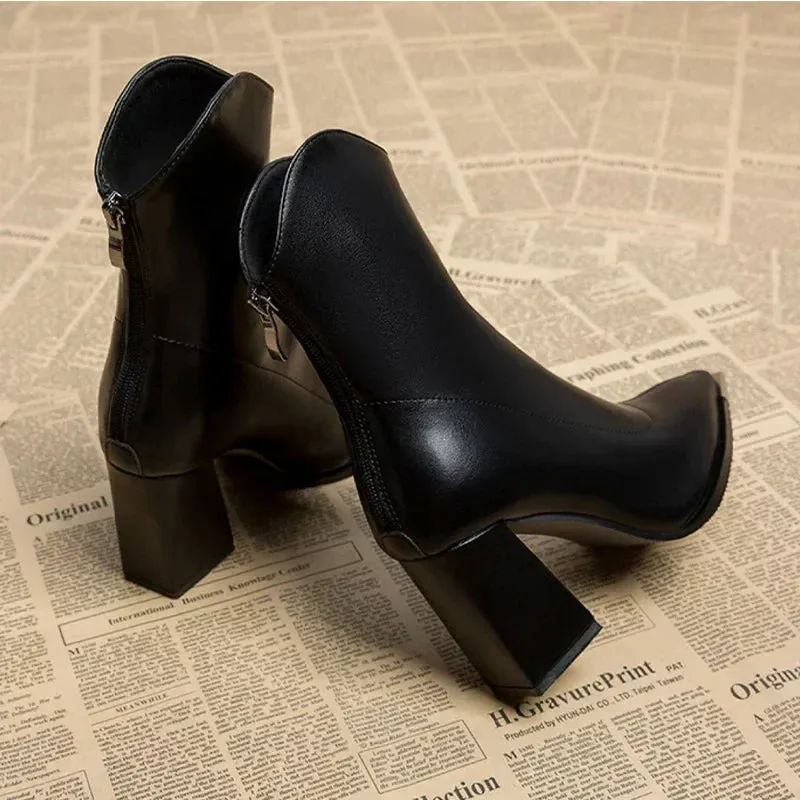 Chelsea™ | Stylish Leather High Heels