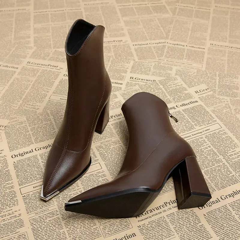 Chelsea™ | Stylish Leather High Heels