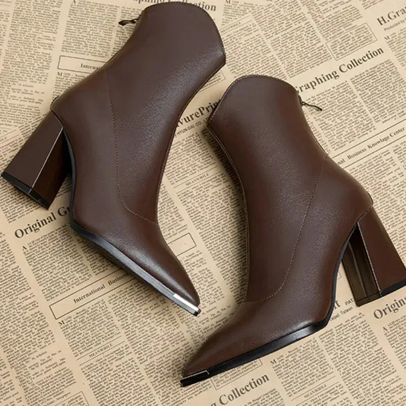 Chelsea™ | Stylish Leather High Heels