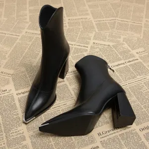 Chelsea™ | Stylish Leather High Heels