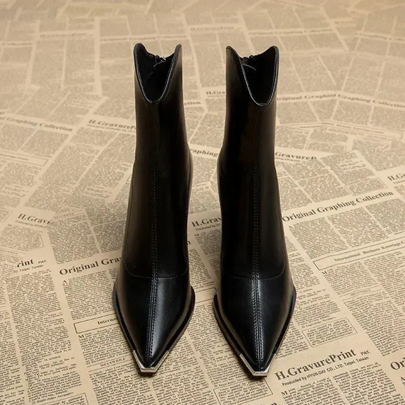 Chelsea™ | Stylish Leather High Heels