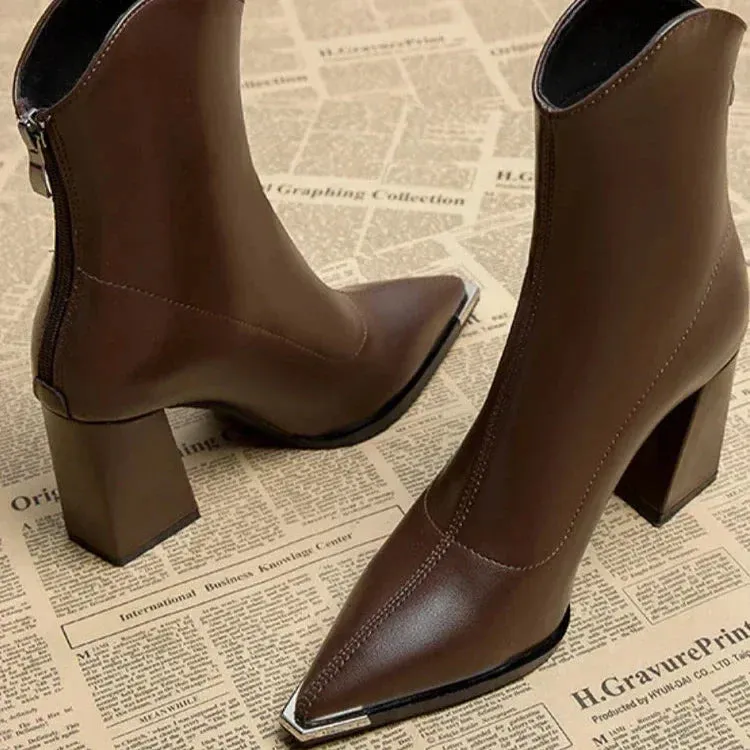 Chelsea™ | Stylish Leather High Heels
