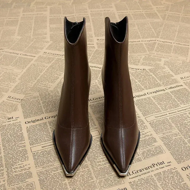 Chelsea™ | Stylish Leather High Heels