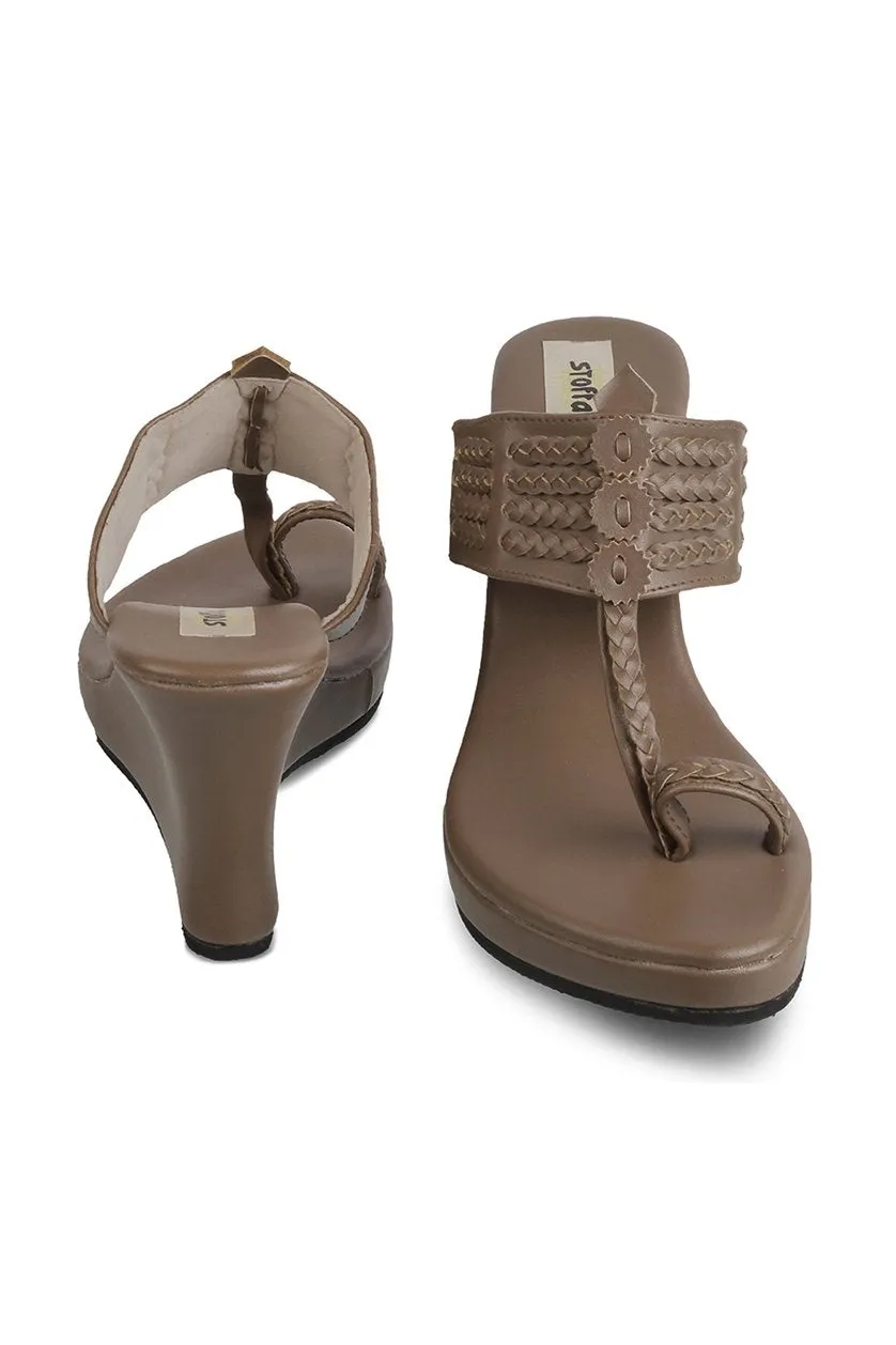 Classic High K Wedge Chocolate