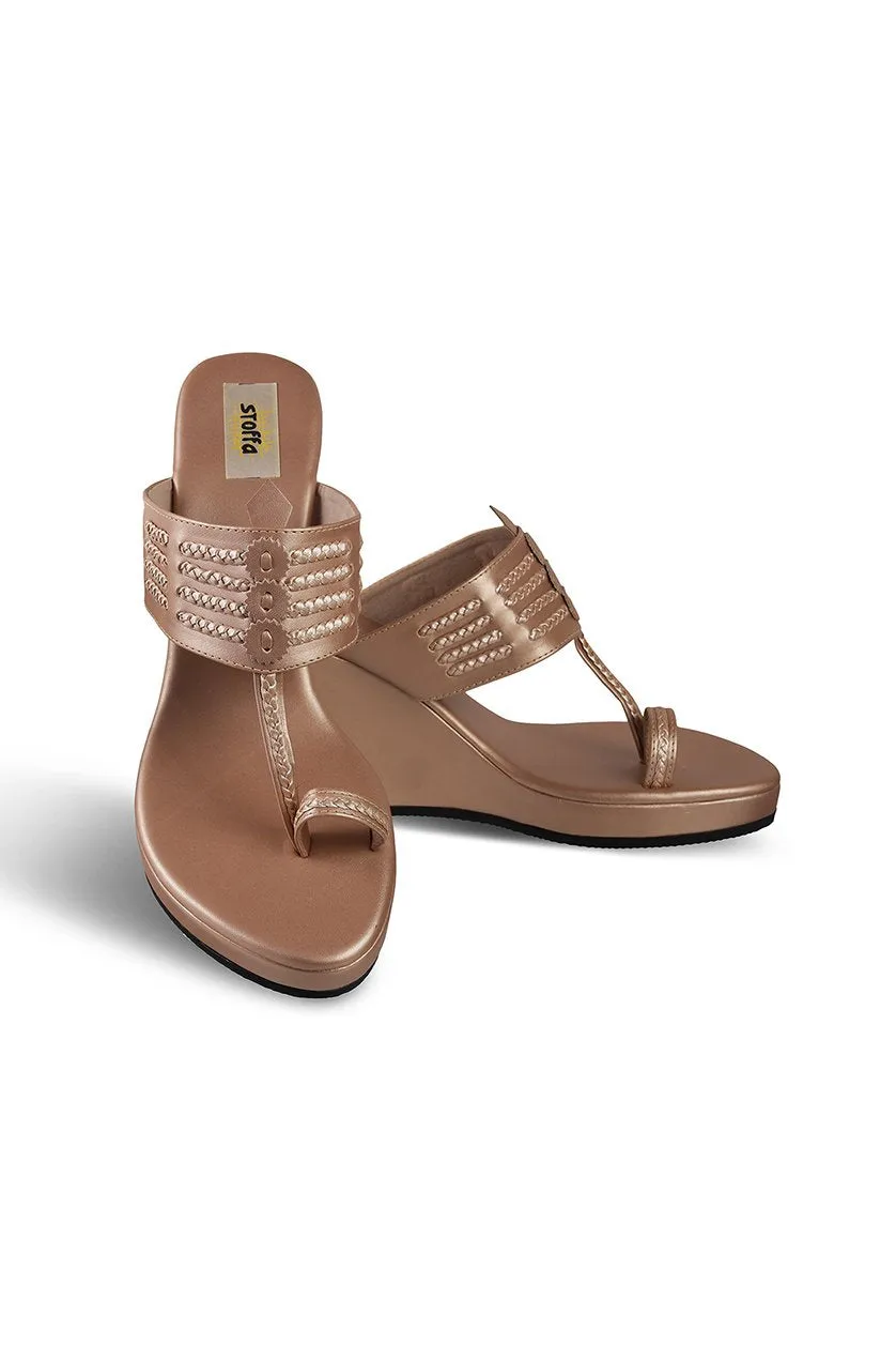 Classic High K Wedge Maroon