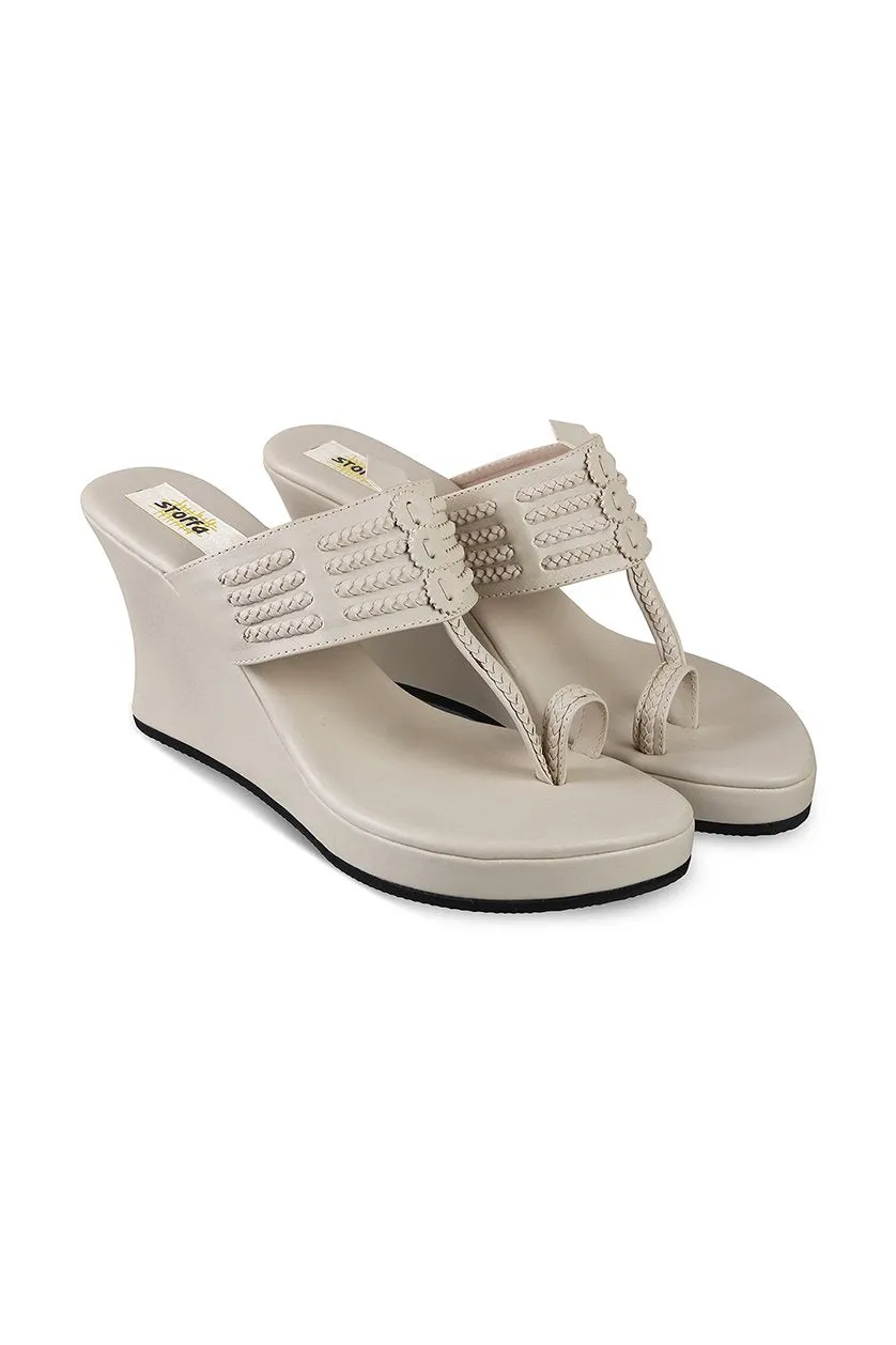 Classic High K Wedge Maroon