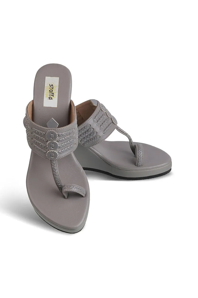 Classic High K Wedge Maroon