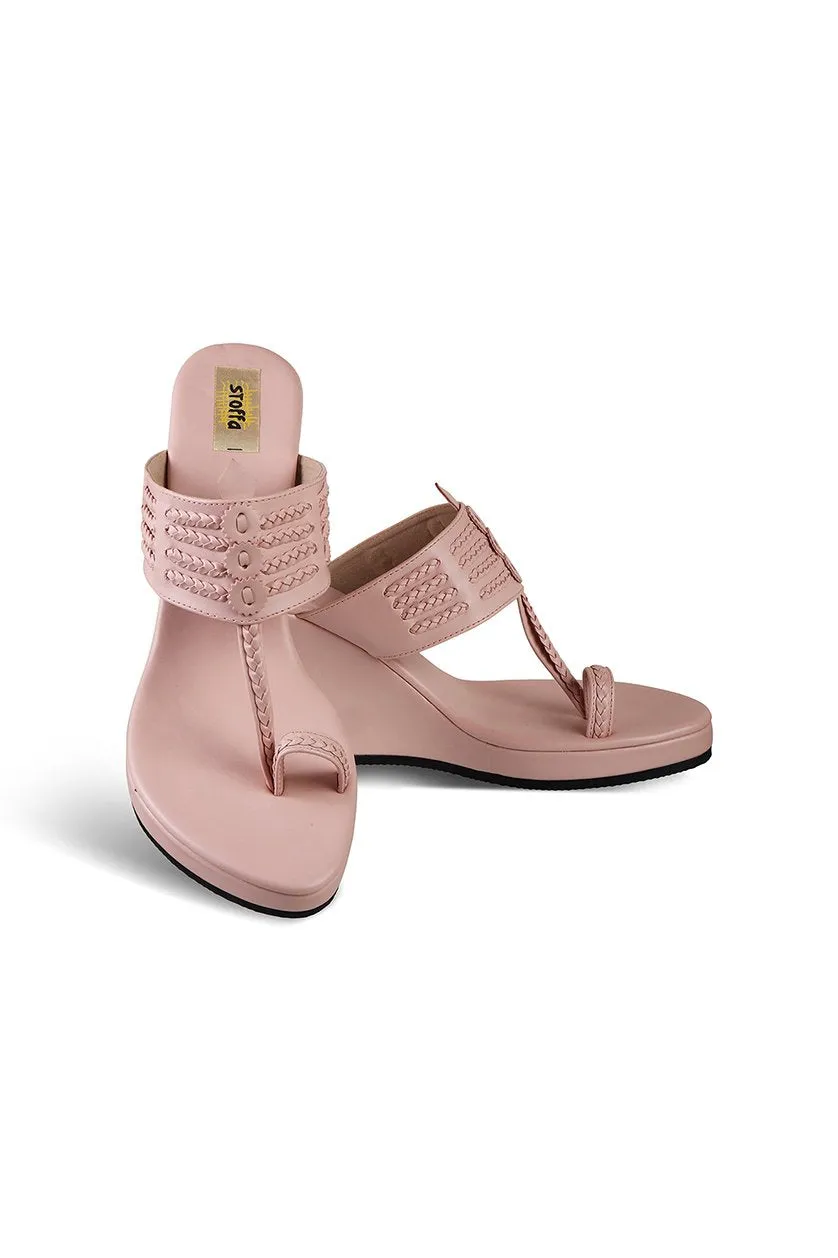 Classic High K Wedge Maroon