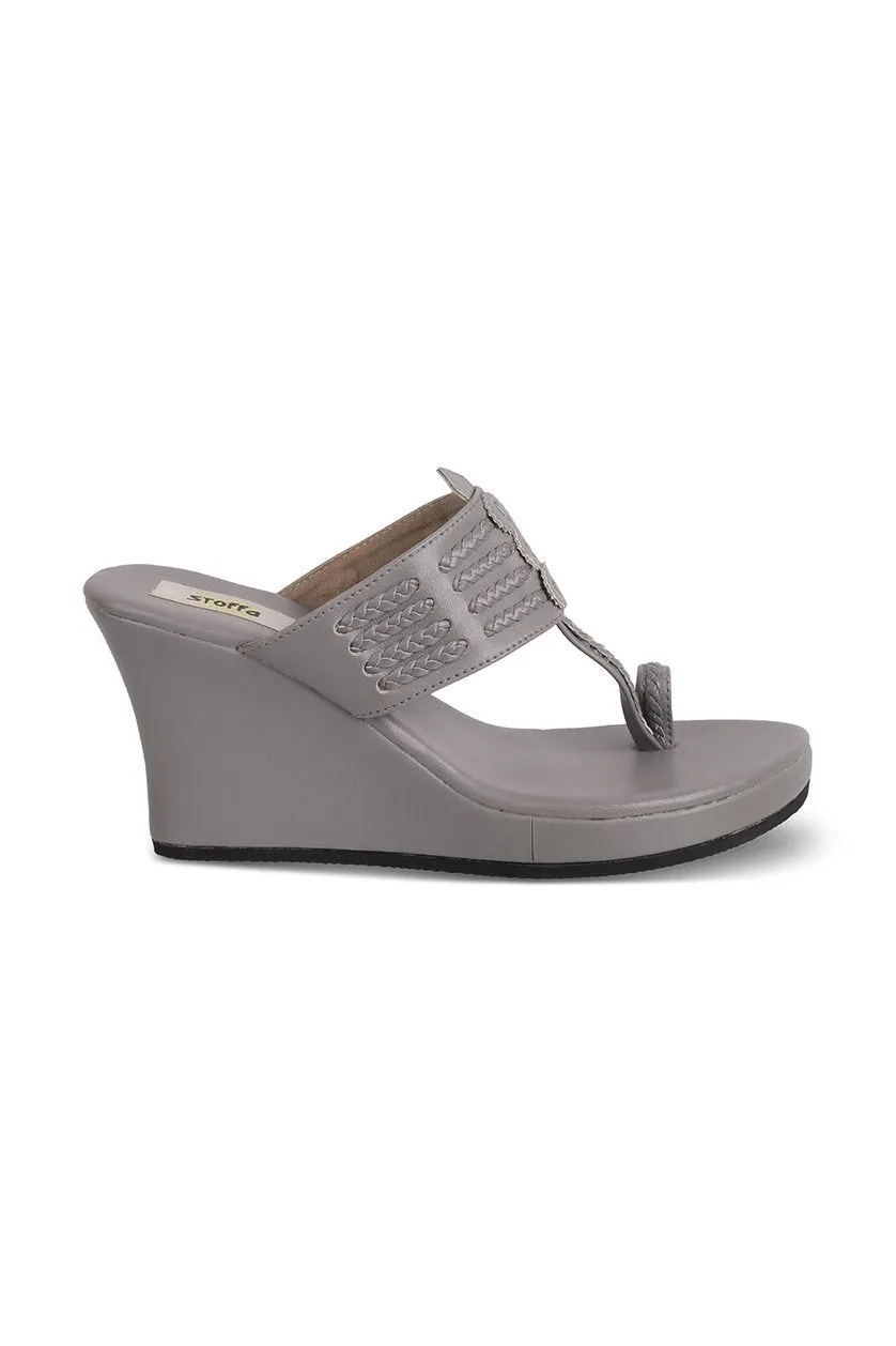 Classic High K Wedge Maroon