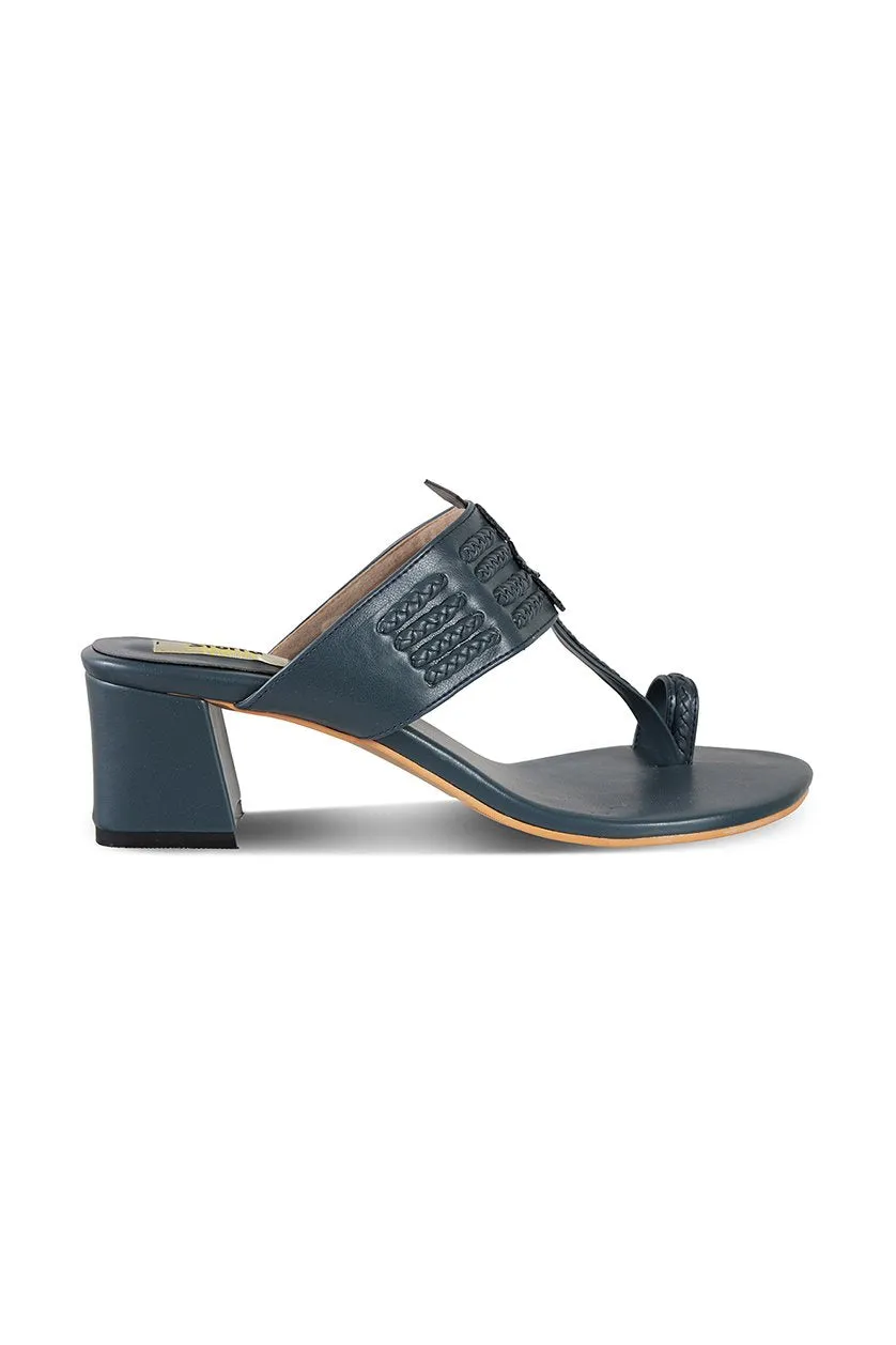 Classic K Block Heel Taupe