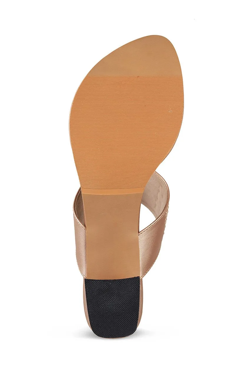 Classic K Block Heel Taupe