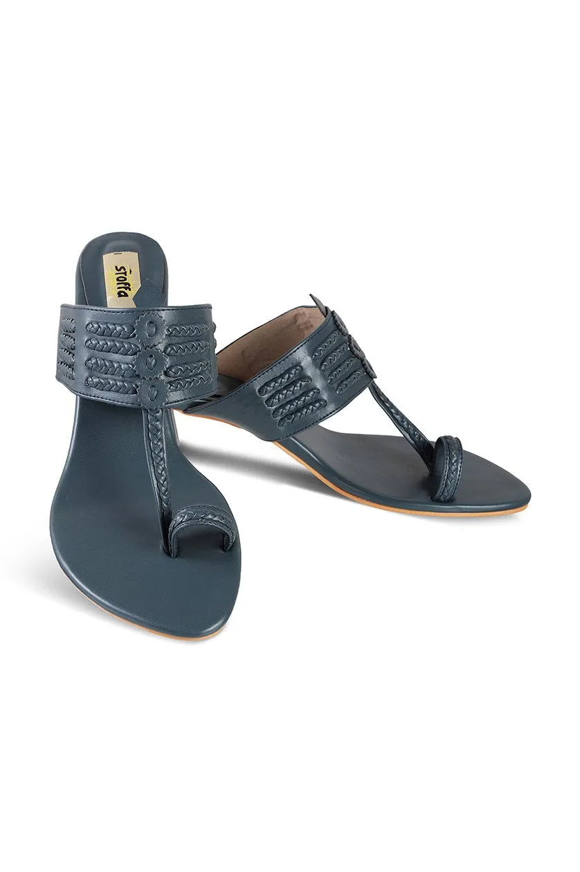 Classic K Block Heel Taupe