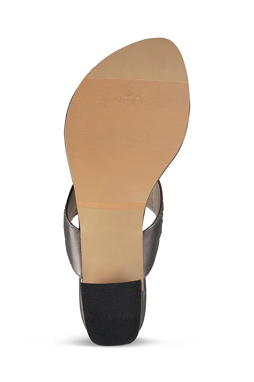 Classic K Block Heel Taupe