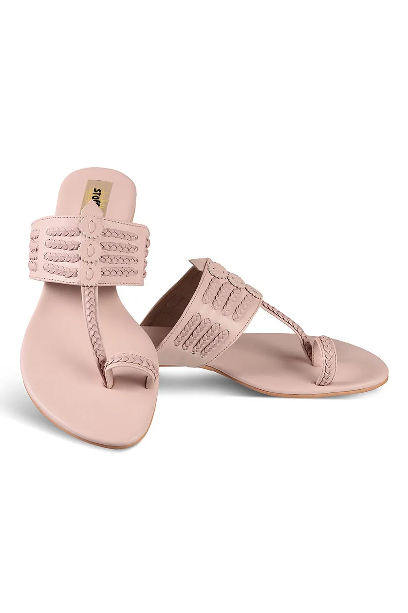 Classic K Flats Taupe