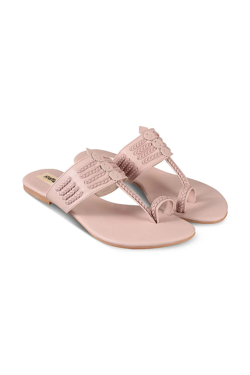 Classic K Flats Taupe