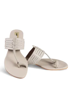 Classic K Flats Taupe