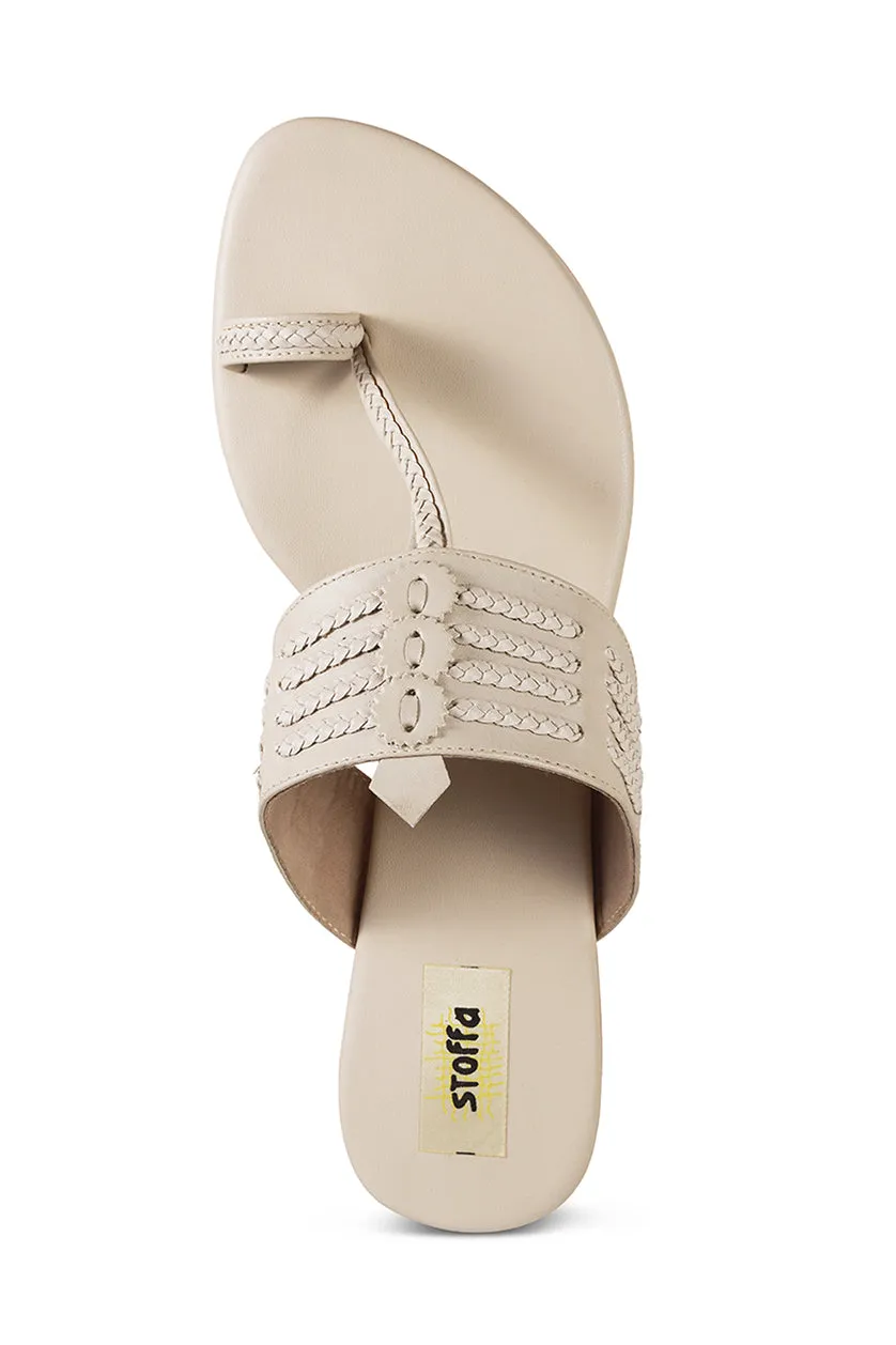 Classic K Flats Taupe